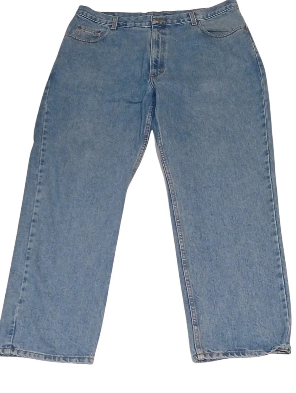 Members Mark -Vintage Men's Jeans Blue Denim Heavy Duty 5-Pocket 40 X 30 - Picture 2 of 10